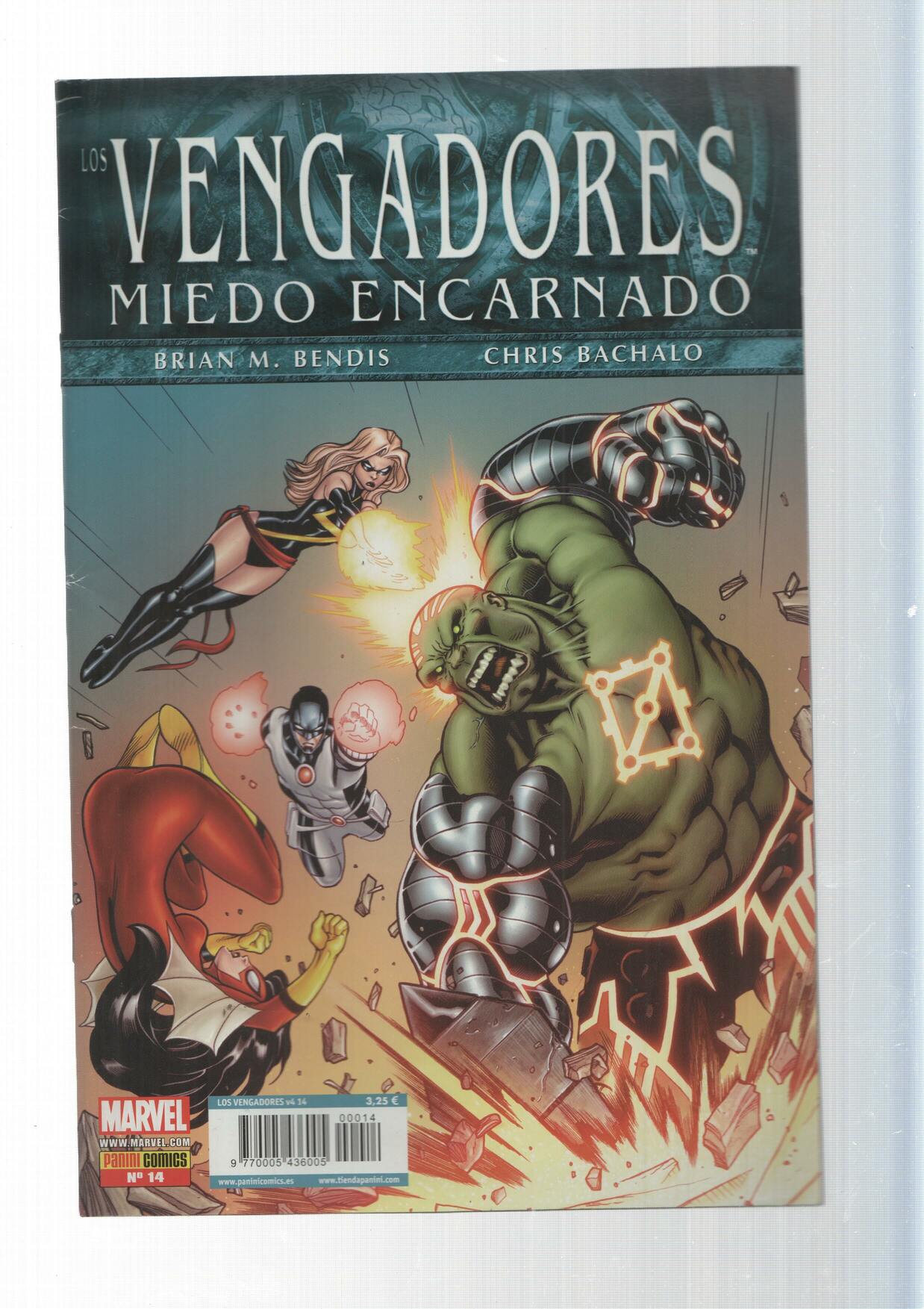 Panini Comics: Los Vengadores año 2, numero 14 - Miedo Encarnado. Marvel