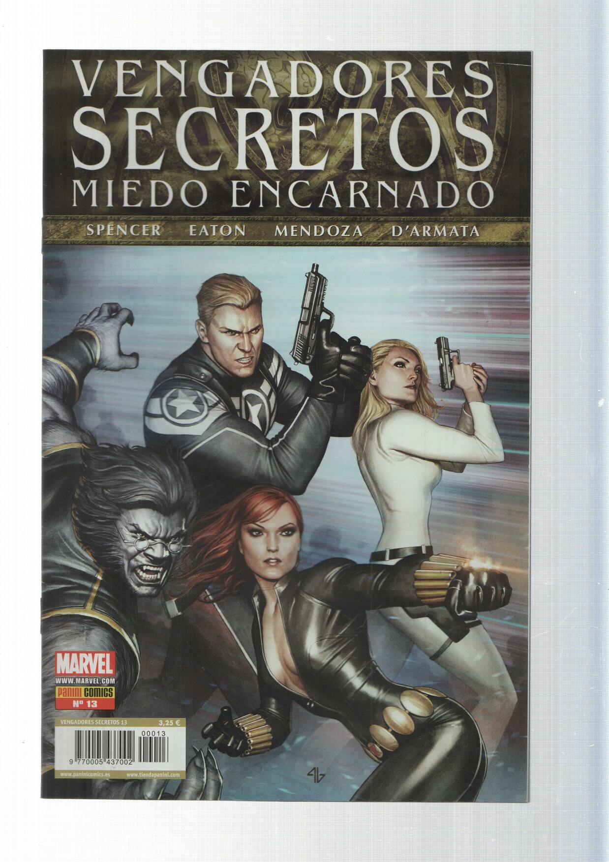 Panini Comics: Vengadores Secretos año 2, numero 13 - Miedo Encarnado. Marvel