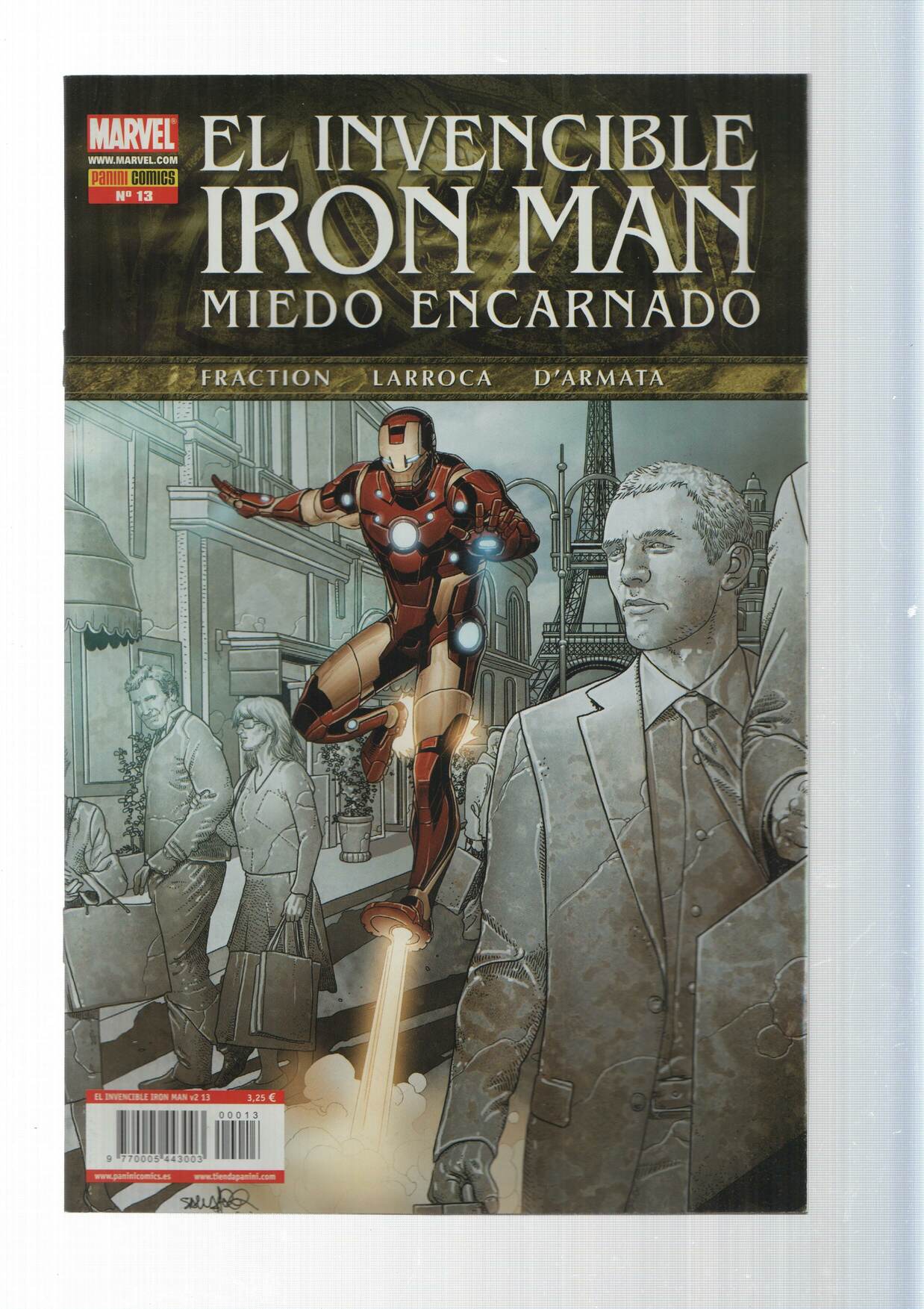 Panini Comics: El Invencible Iron Man, vol. 2, numero 13 - Miedo Encarnado. Marvel