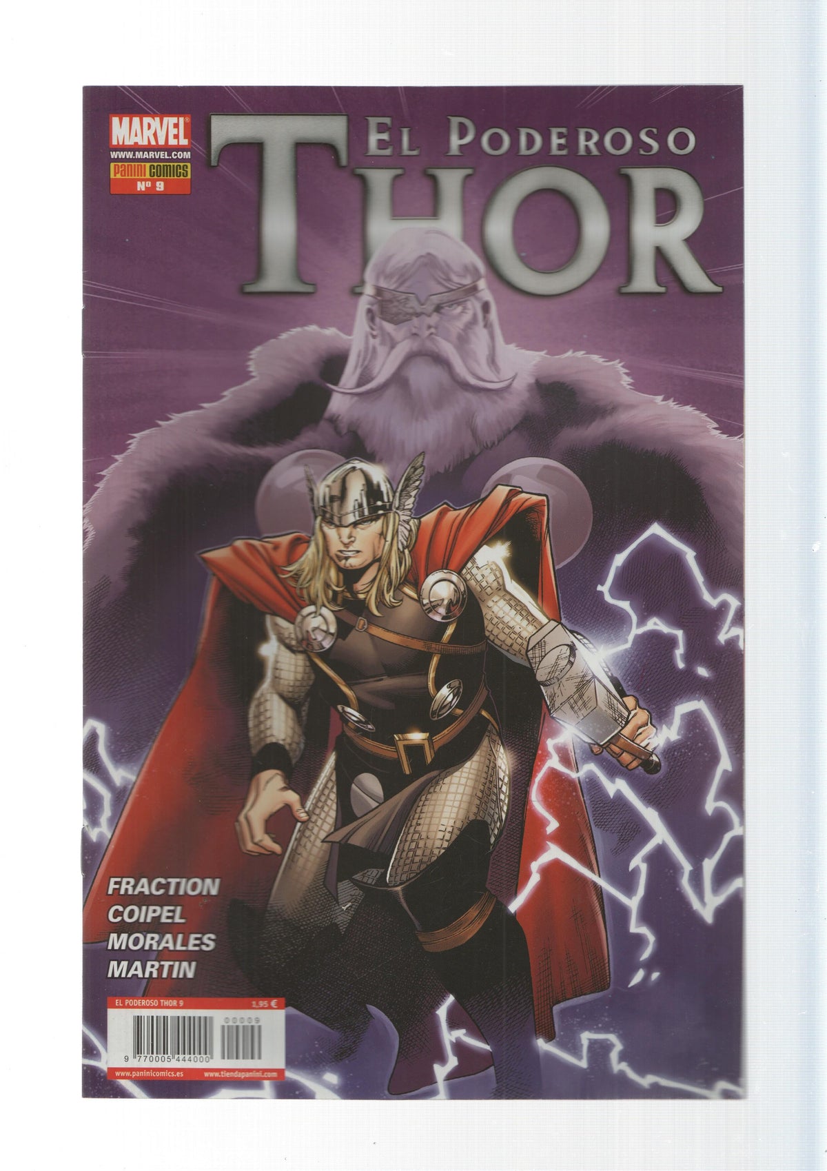 Panini Comics: Semilla de Galactus 2. El Poderoso Thor año 2, numero 9. Marvel