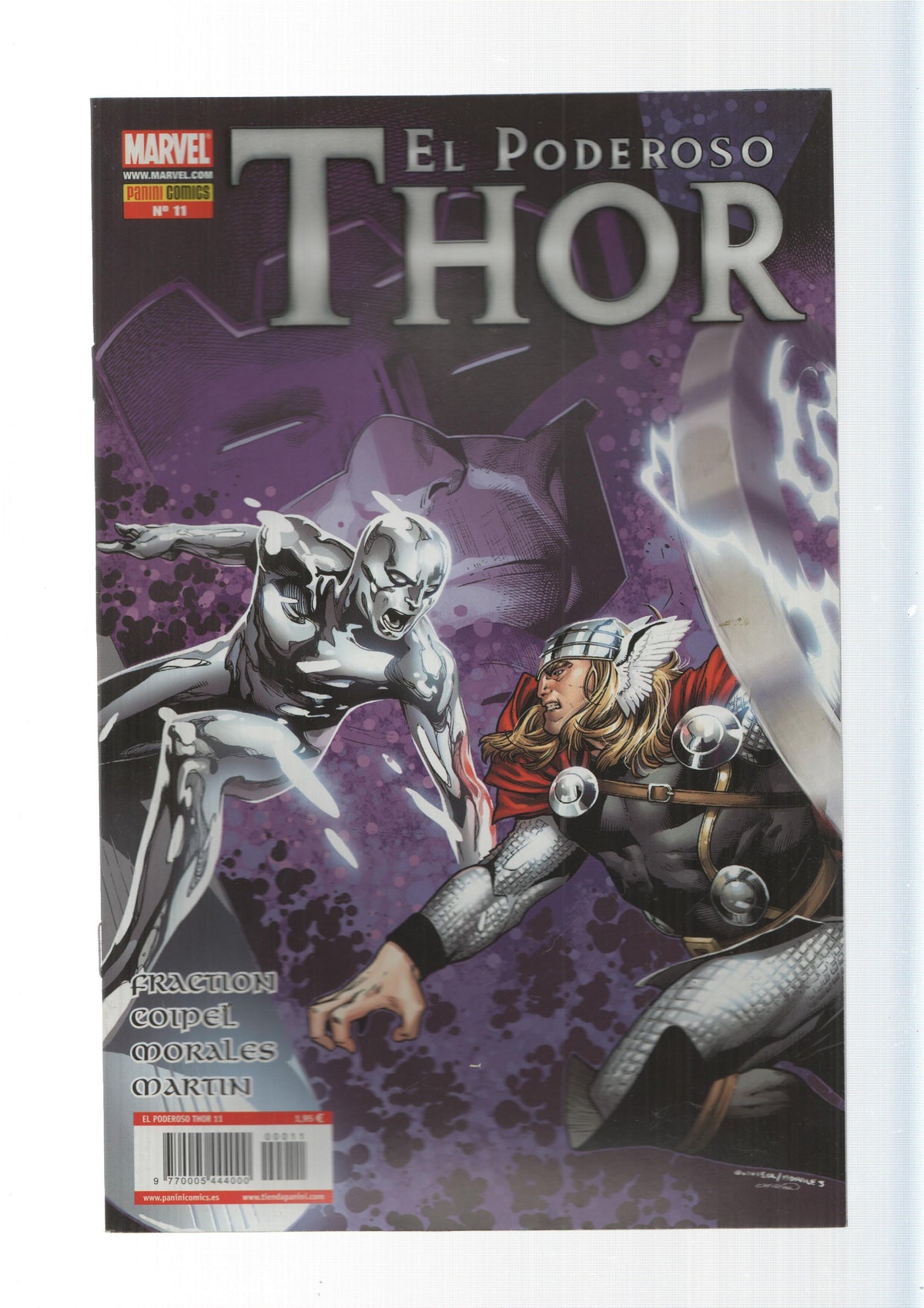 Panini Comics: Semilla de Galactus 4. El Poderoso Thor año 2, numero 11. Marvel