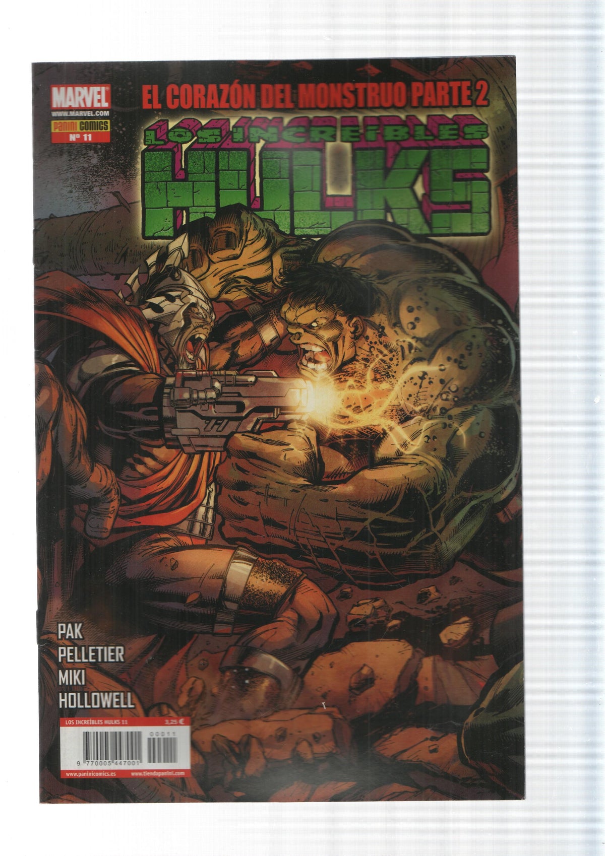 Panini Comics: El corazon del monstruo partes 3 - Los Increibles Hulks año 2, numero 11. Marvel