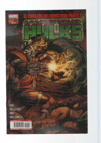 Panini Comics: El corazon del monstruo partes 3 - Los Increibles Hulks año 2, numero 11. Marvel