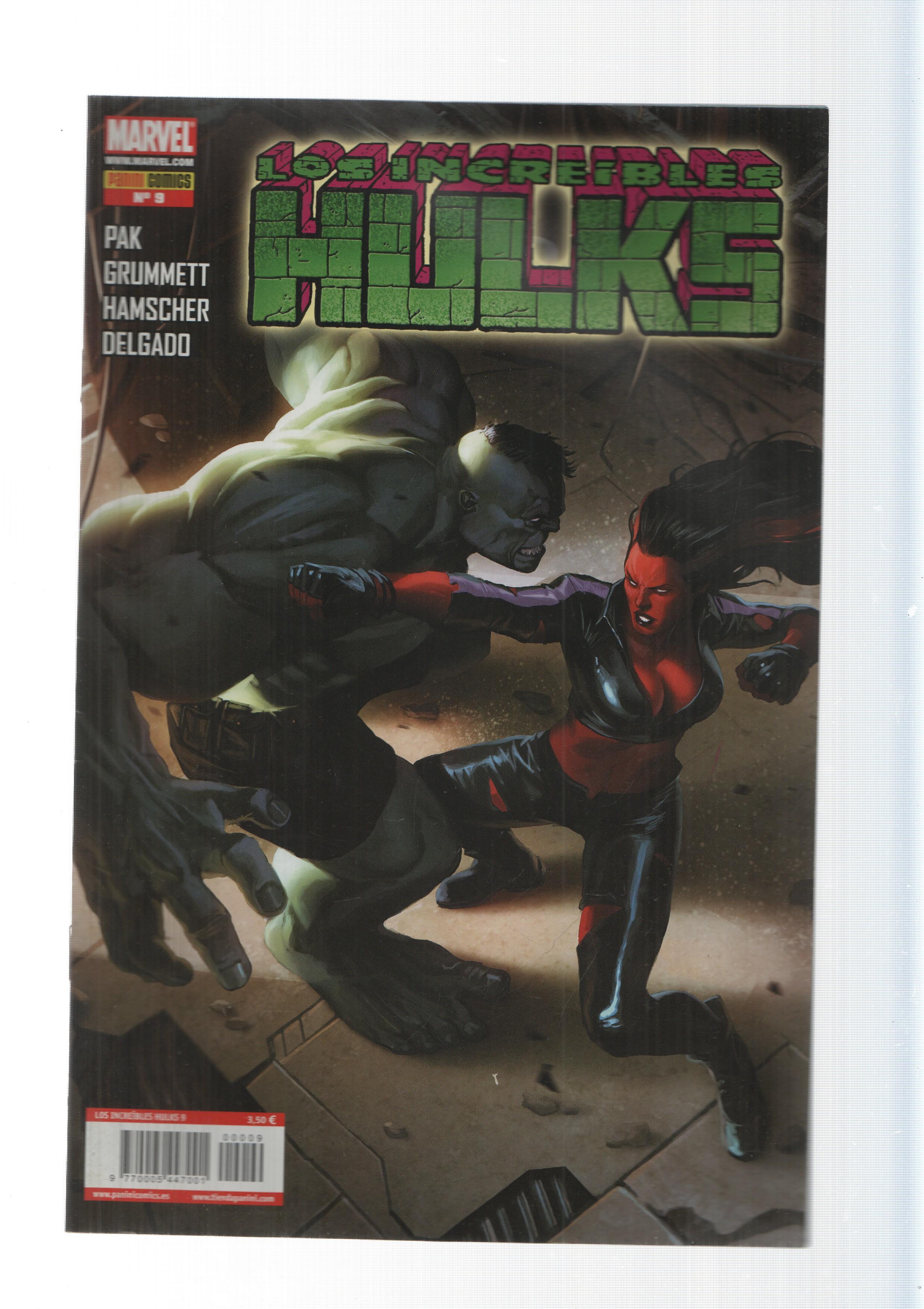 Panini Comics: Vive y deja aplastar- Los Increibles Hulks año 2, numero 9. Marvel