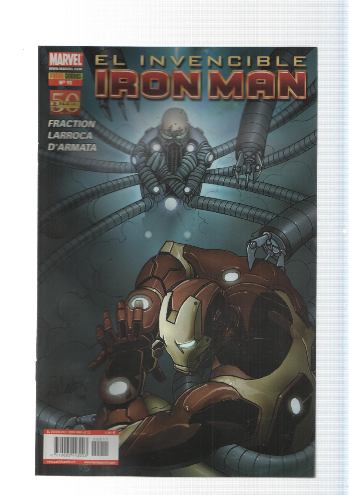 Panini Comics: Arreglame parte 2 - El Invencible Iron Man, año 1, numero 11. Marvel