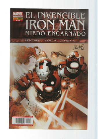 Panini Comics: Miedo encarnado parte 4 - El Invencible Iron Man, año 2, numero 15. Marvel