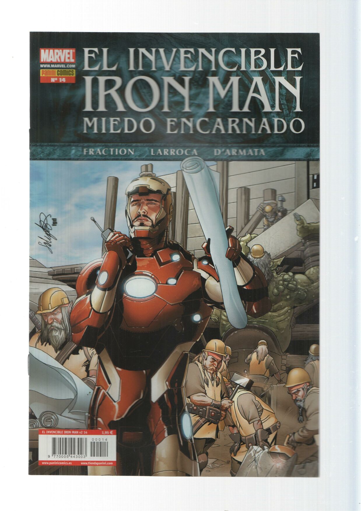 Panini Comics: Miedo encarnado parte 3 - El Invencible Iron Man, año 2, numero 14. Marvel