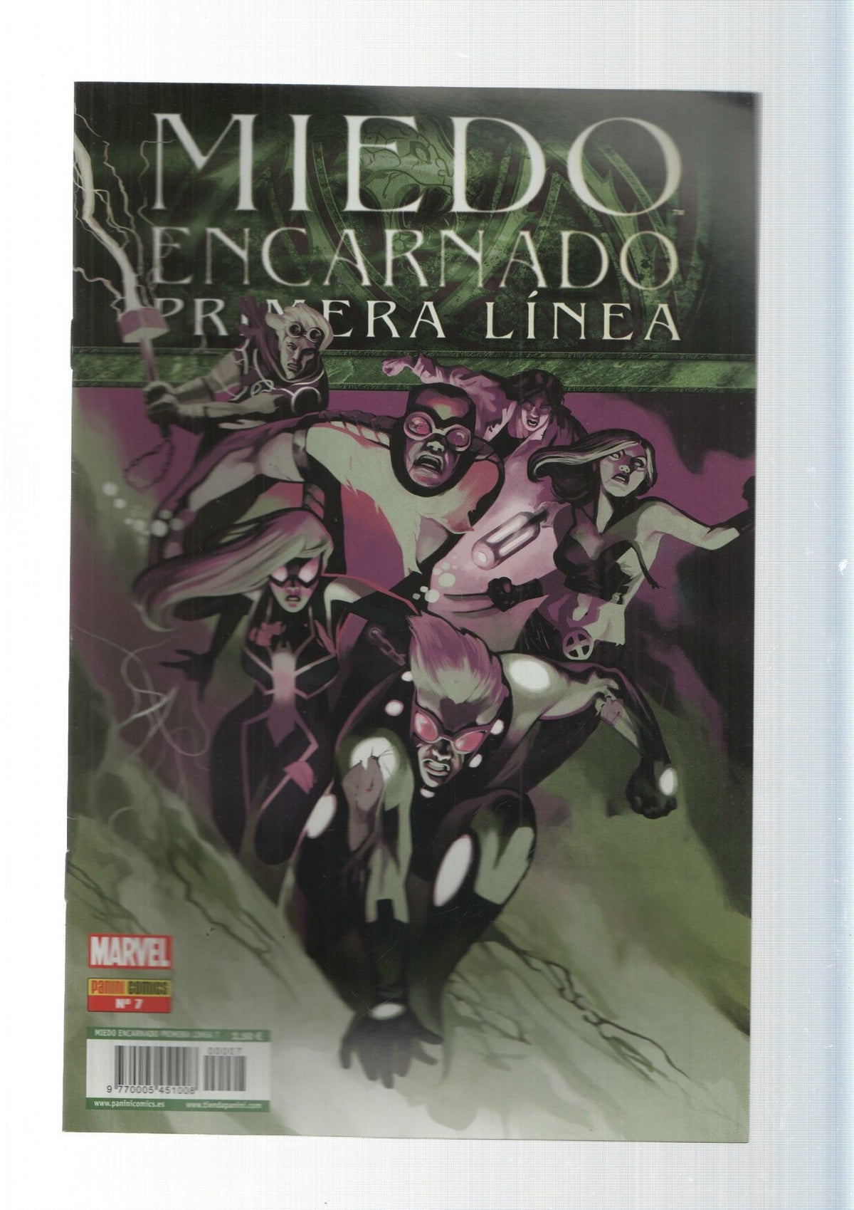 Panini Comics: Miedo Encarnado - Primera Linea año 2, numero 7. Marvel