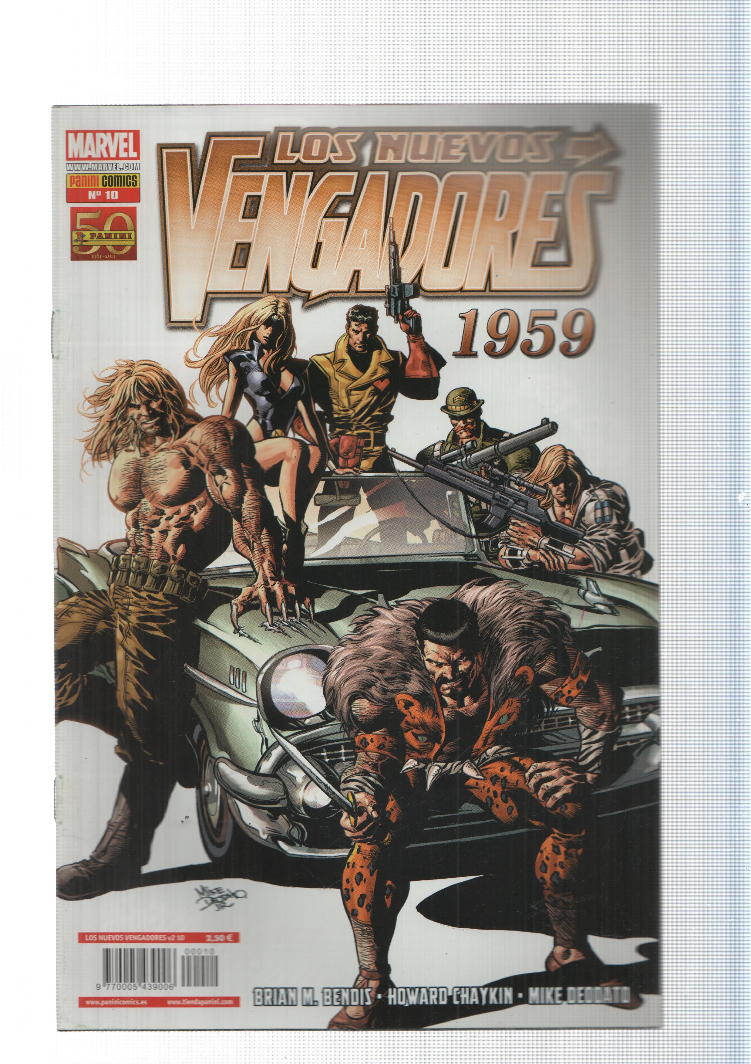 Panini Comics: 1959, Los Nuevos Vengadores año 2 numero 10, vol. 2. Marvel