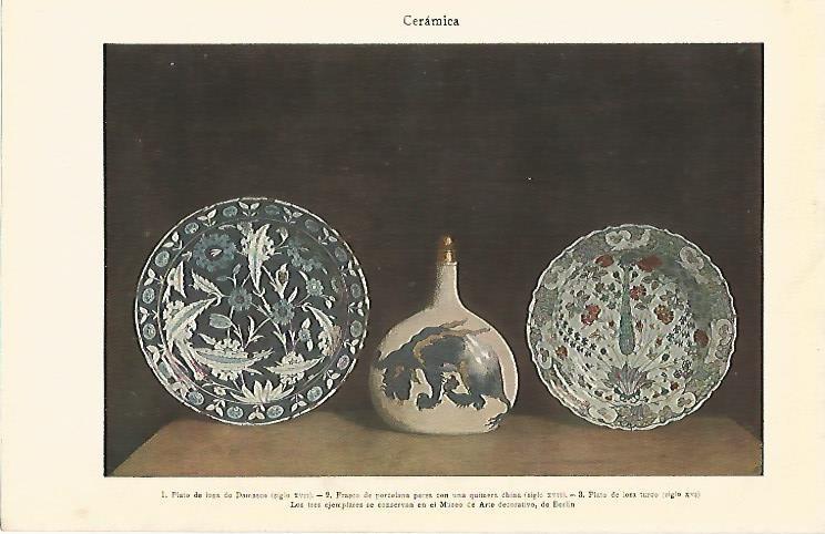 LAMINA ESPASA 2920: Ceramicas del Museo de Arte Decorativo de Berlin