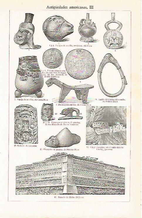 LAMINA ESPASA 5512: Arqueologia de America 