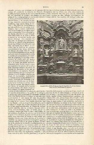 LAMINA ESPASA 6394: Retablo de la iglesia de Santa Cruz de Tenerife