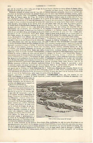 LAMINA ESPASA 8269: Vista de las ruinas de Cartago Tunez