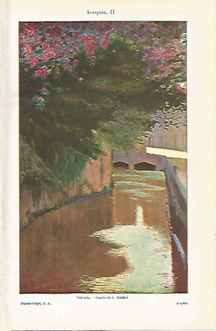 LAMINA ESPASA 8022: Valencia de Santiago Rusiñol