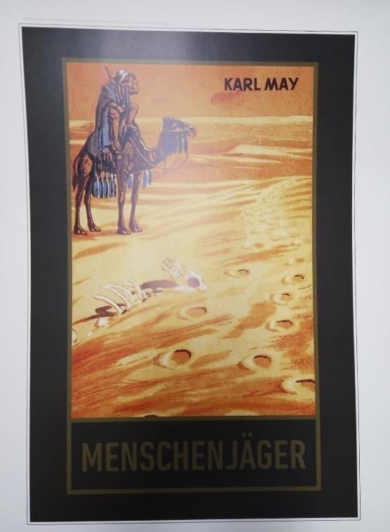 Lamina Karl May numero 06: formato 42 x 56 cm , para enmarcar