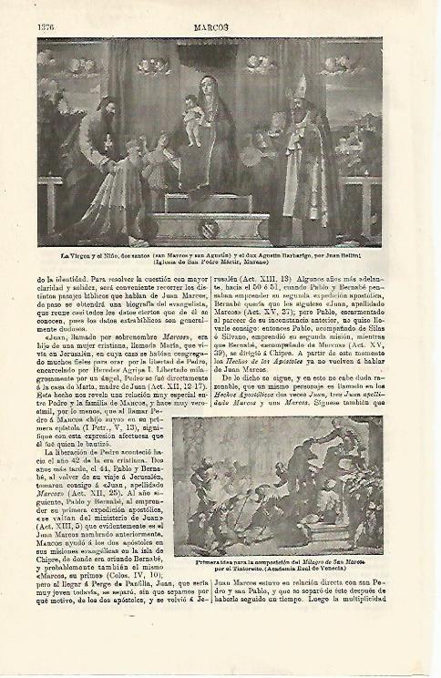LAMINA ESPASA 18745: La Virgen y el Niño por Bellini