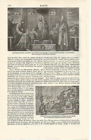 LAMINA ESPASA 18745: La Virgen y el Niño por Bellini