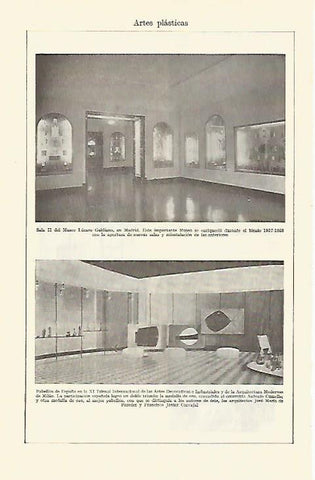 LAMINA ESPASA 14842: Museo Lazaro Galdiano en Madrid y Pabellon de España en Milan