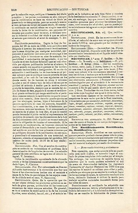 LAMINA ESPASA 16031: Articulo dedicado a RECTIFICAR
