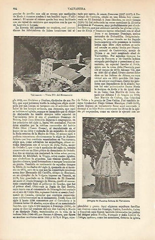 LAMINA ESPASA 4772: Vistas de Valvanera Logroño