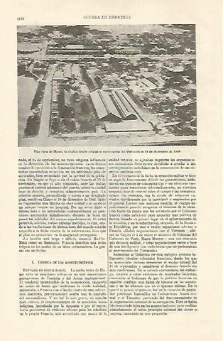 LAMINA ESPASA 22119: Vista de Hanoi Vietnam