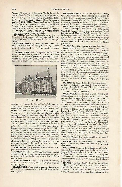LAMINA ESPASA 16212: Castillo de Harfleur Francia