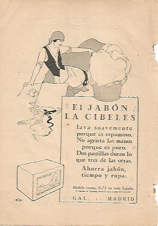 LAMINA 8779: Publicidad de El jabon La Cibeles