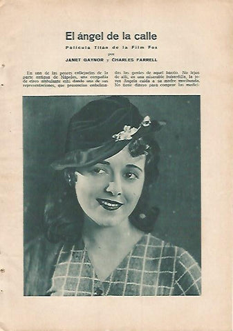 LAMINA 8827: Janet Gaynor