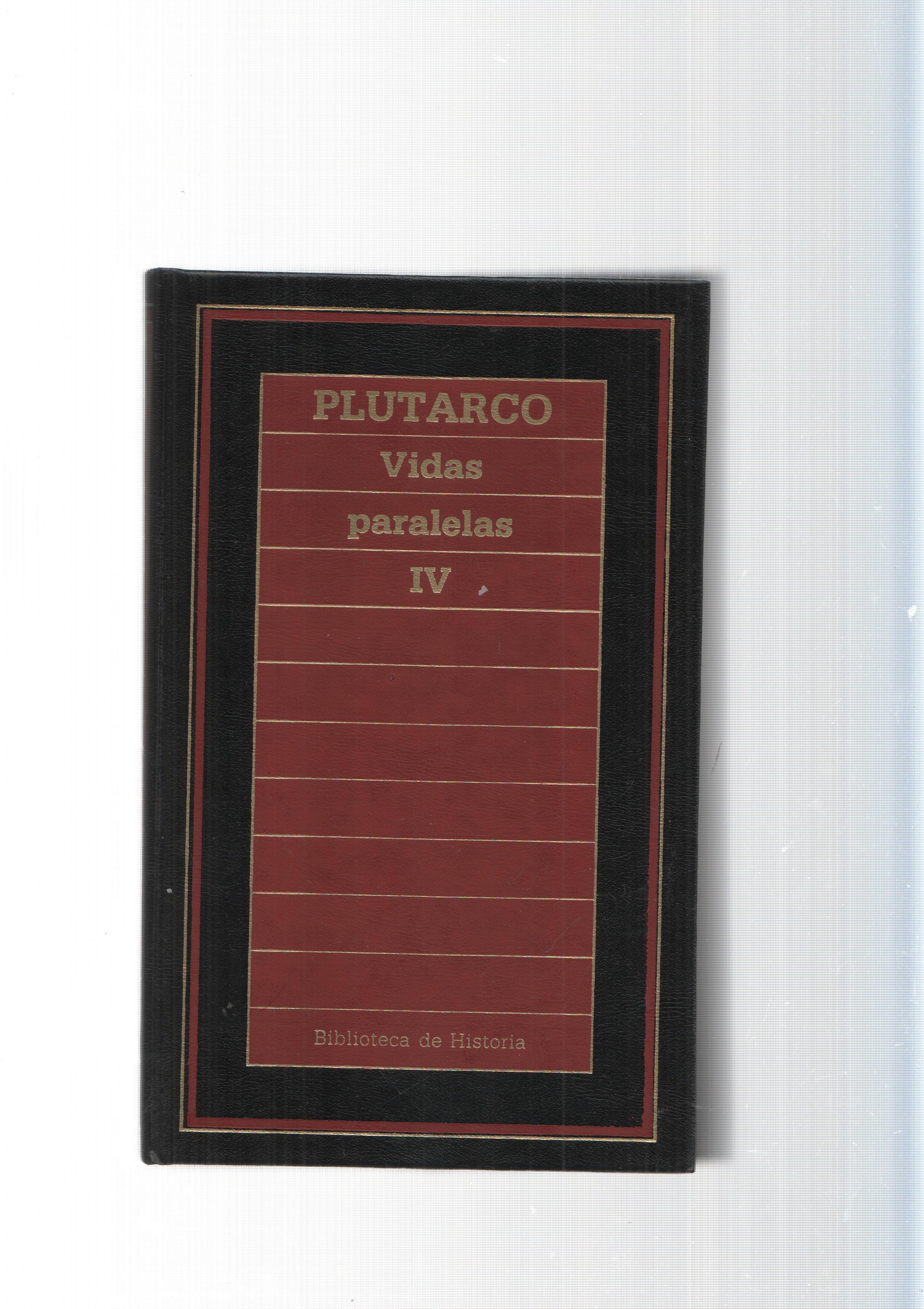 Biblioteca de Historia num 83: Vidas paralelas Vol. IV