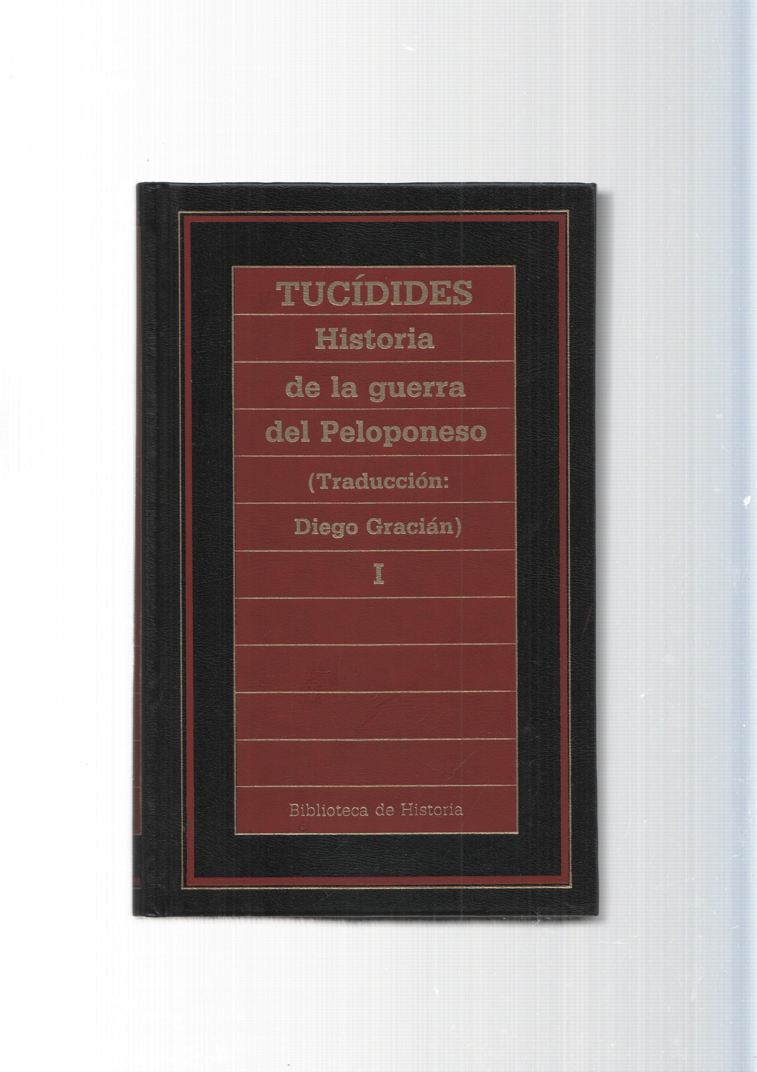 Biblioteca de Historia num.96: Historia de la guerra del Peloponeso vol. I
