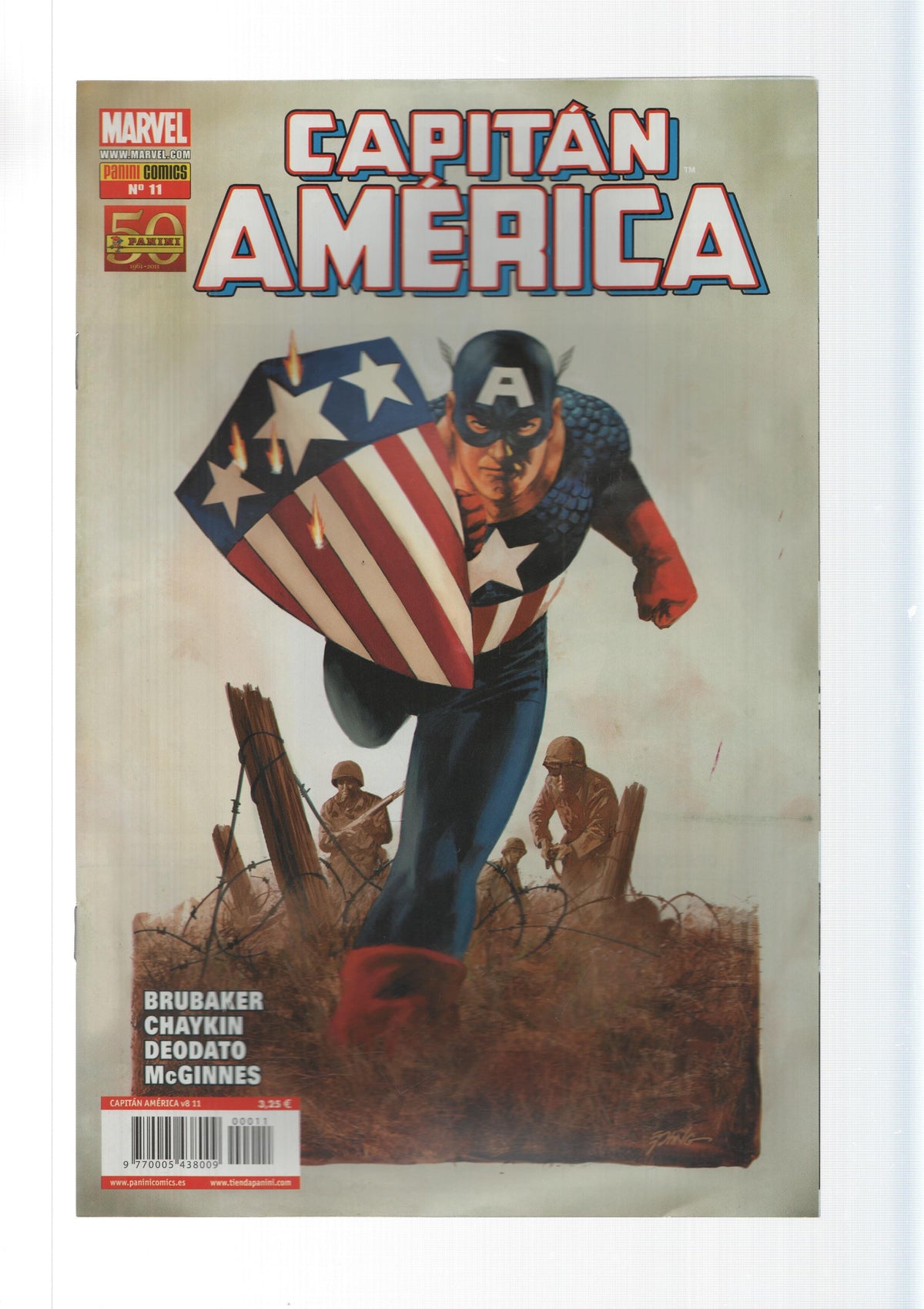 Panini Comics: Vueltas - Capitan America año 1, numero 11, vol. 8. Marvel