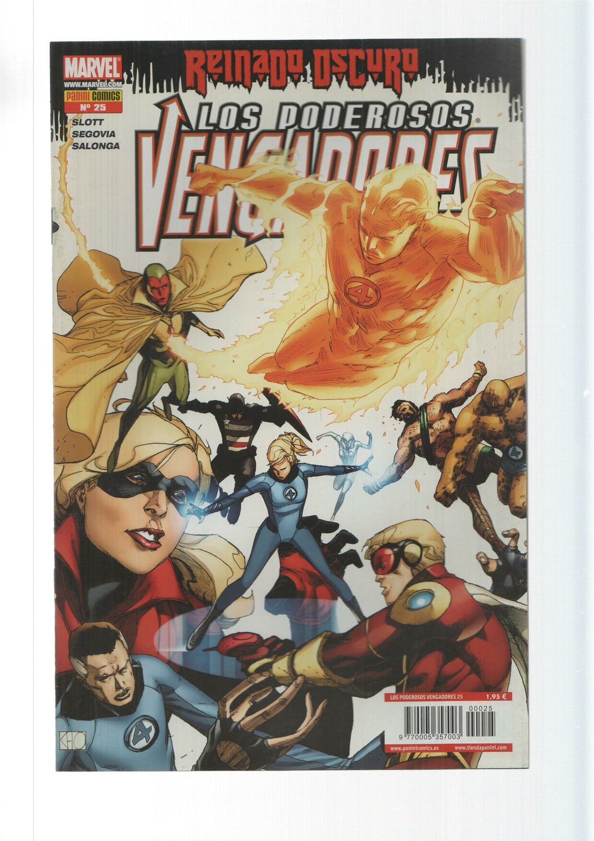Panini Comics: Golpe al Baxter - Los Poderosos Vengadores, Reinado Oscuro año 3, numero 25. Marvel