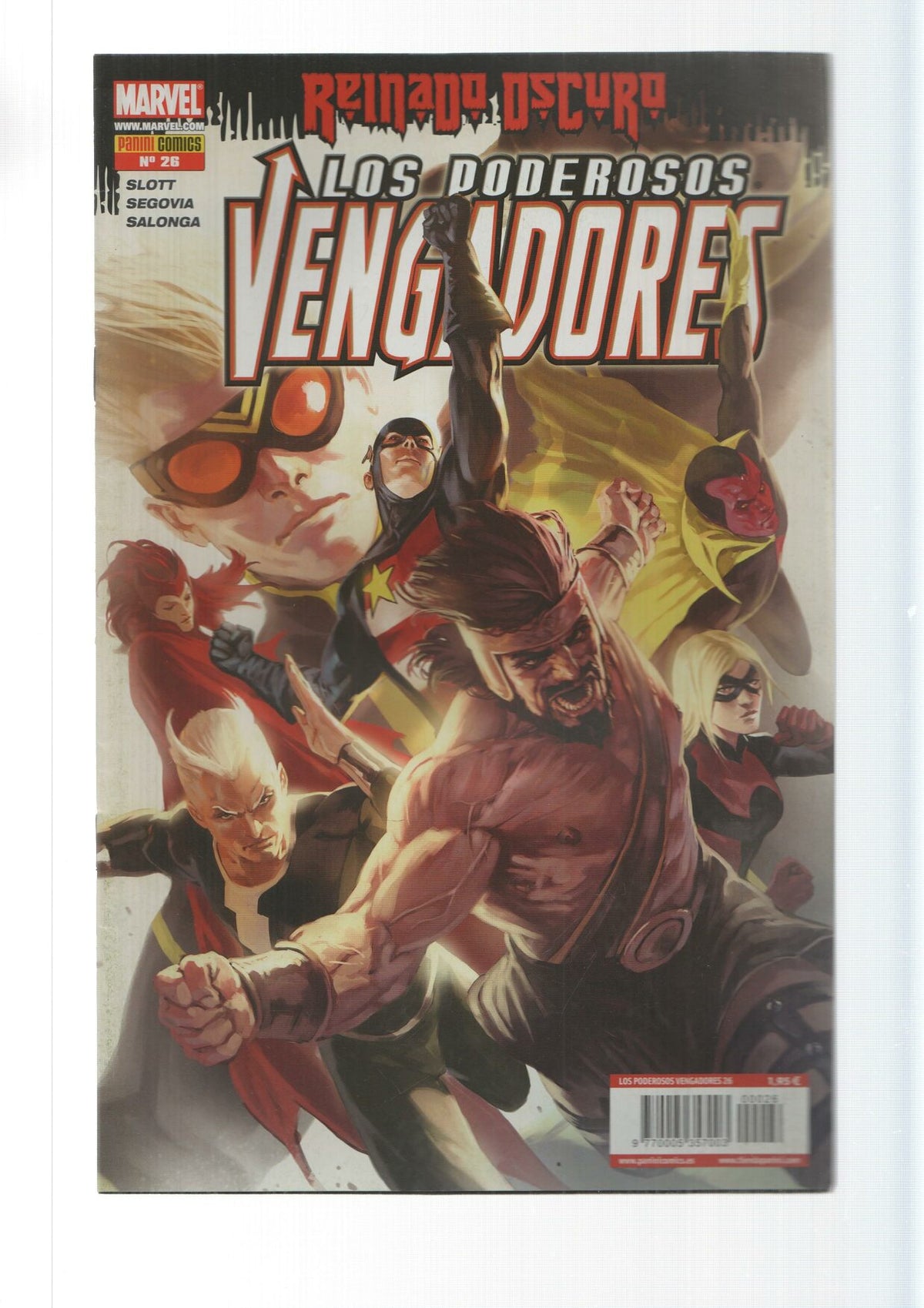 Panini Comics: No puedes llegar alli desde aqui - Los Poderosos Vengadores, Reinado Oscuro año 3, numero 26. Marvel