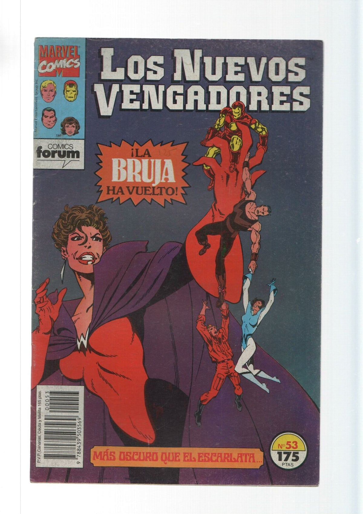 Planeta-DeAgostini: Mas oscuro que el escarlata - Los Nuevos Vengadores numero 53. Marvel Comics