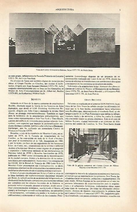 LAMINA ESPASA 26565: Centro Artesanal en Balerna Suiza