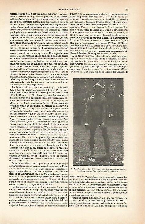 LAMINA ESPASA 26573: Jean d Aaire por Rodin 