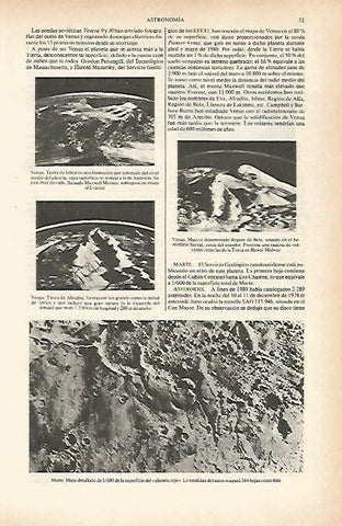LAMINA ESPASA 26584: Vistas de Venus y Marte