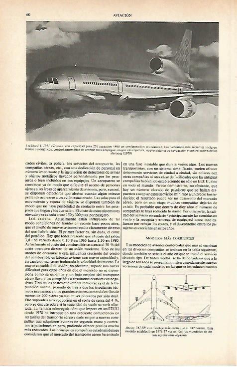 LAMINA ESPASA 26587: El Lockheed L-1011 Tristar