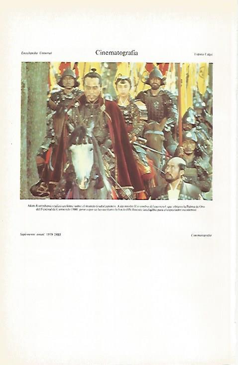 LAMINA ESPASA 26591: Escena de Kagemusha de Akira Kuroshawa
