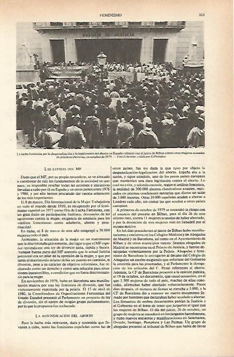 LAMINA ESPASA 26609: Juicio en Bilbao a 11 mujeres proaborto en 1979
