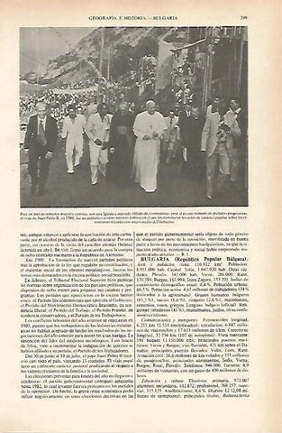 LAMINA ESPASA 26618: Viaje de Juan Pablo II a Bulgaria en 1980