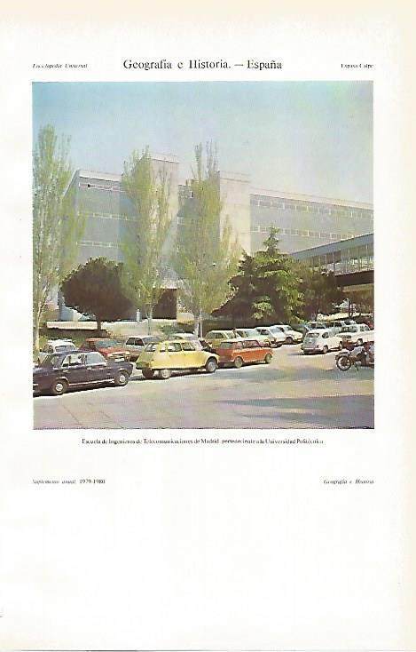 LAMINA ESPASA 26628: Escuela de Ingenieros de Telecomunicaciones de Madrid