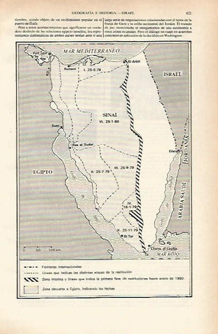 LAMINA ESPASA 26647: Mapa de Israel