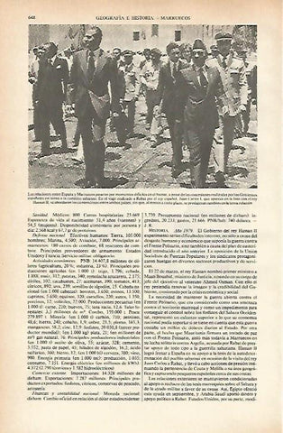 LAMINA ESPASA 26652: Juan Carlos I y Hassan II de Marruecos