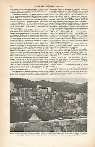 LAMINA ESPASA 26655: Vista de Monaco