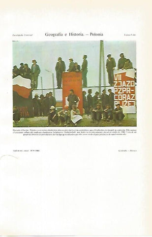 LAMINA ESPASA 26659: Obreros en paro en Polonia