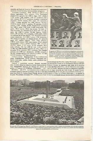 LAMINA ESPASA 26660: Visita de Juan Pablo II a Polonia en 1979