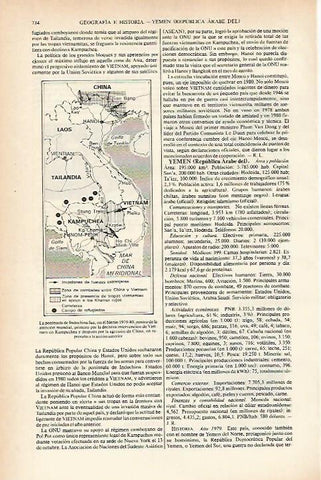 LAMINA ESPASA 26675: Mapa de la peninsula de Indochina