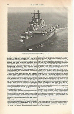 LAMINA ESPASA 26683: El portanaves britanico Invincible