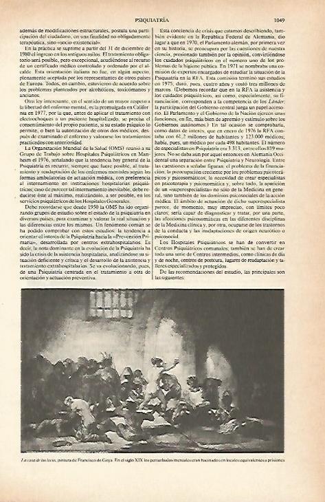 LAMINA ESPASA 26699: La casa de los locos por Goya